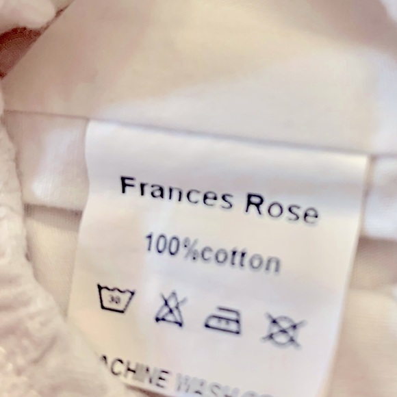 Frances Rose white one-piece Bubble Romper Bows Eyelet Toddler Girl’s 2T Easter - Picture 9 of 9